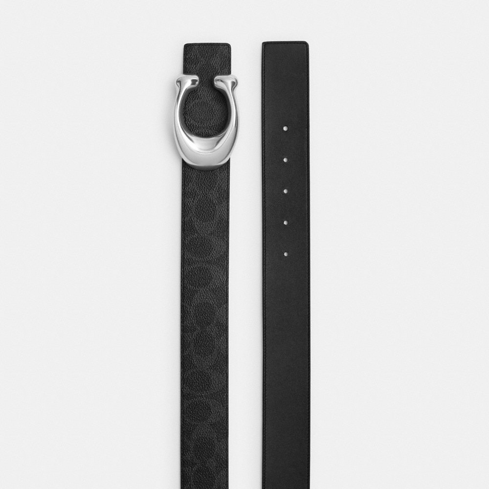 Coach Sculpted C Buckle Reversible Belt, 38MM - Preorder
