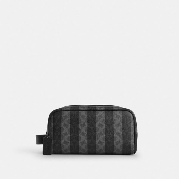 Coach Outlet Large Travel Kit In Signature Canvas - Preorder