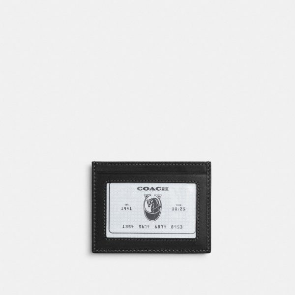 Coach Outlet Slim ID Card Case In Loved Signature Denim - Preorder