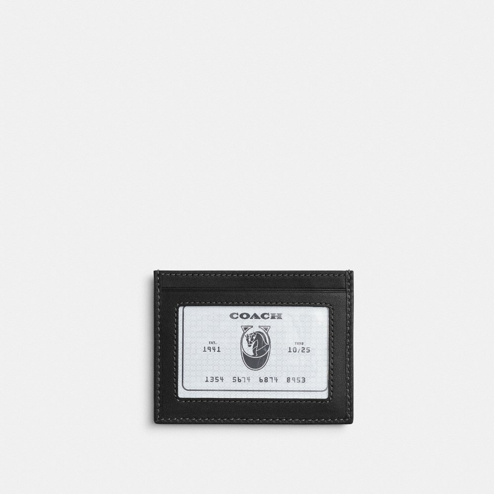 Coach Outlet Slim ID Card Case In Loved Signature Denim - Preorder