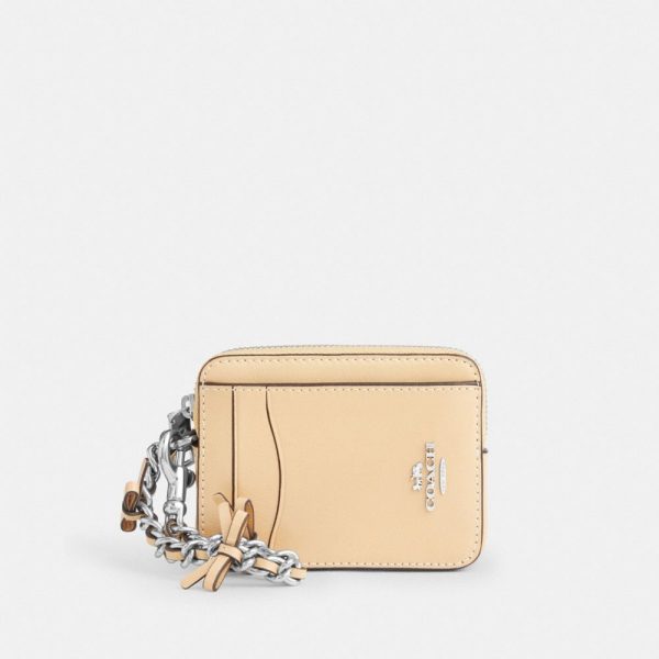 Coach Outlet Zip Card Case With Bows - Preorder
