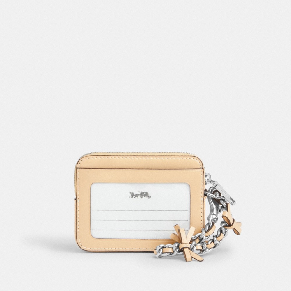 Coach Outlet Zip Card Case With Bows - Preorder