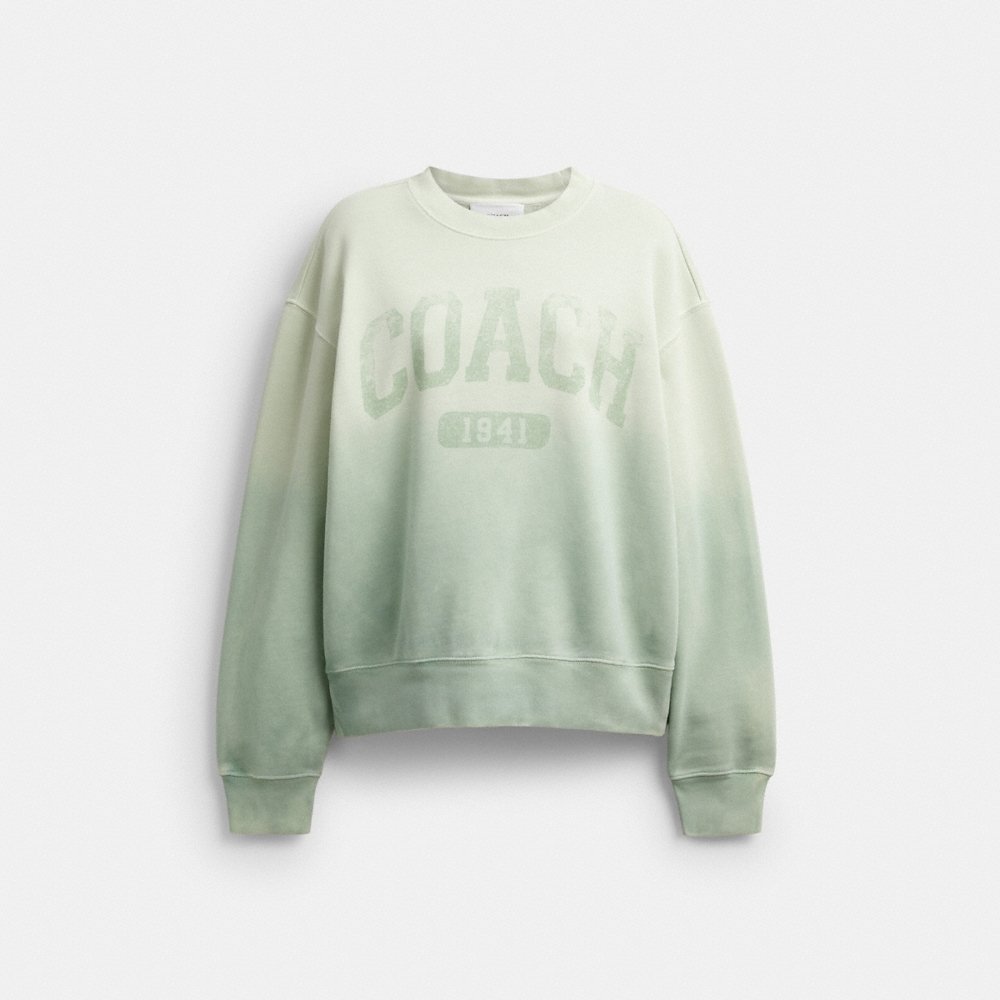 Coach Outlet Ombré Sporty Crewneck Sweatshirt In Organic Cotton - Preorder