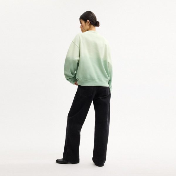 Coach Outlet Ombré Sporty Crewneck Sweatshirt In Organic Cotton - Preorder