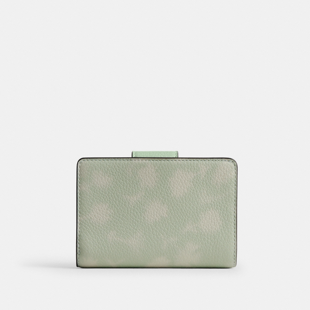 Coach Outlet Medium Corner Zip Wallet With Floral Print - Preorder