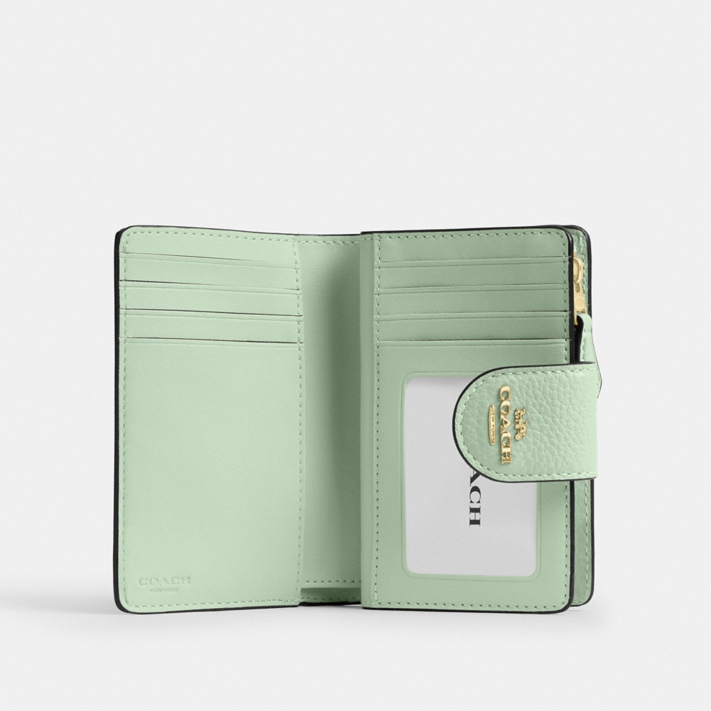 Coach Outlet Medium Corner Zip Wallet With Floral Print - Preorder