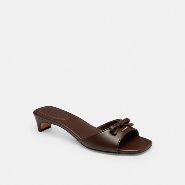 Coach Outlet Bow Kitten Heel Sandal - Preorder