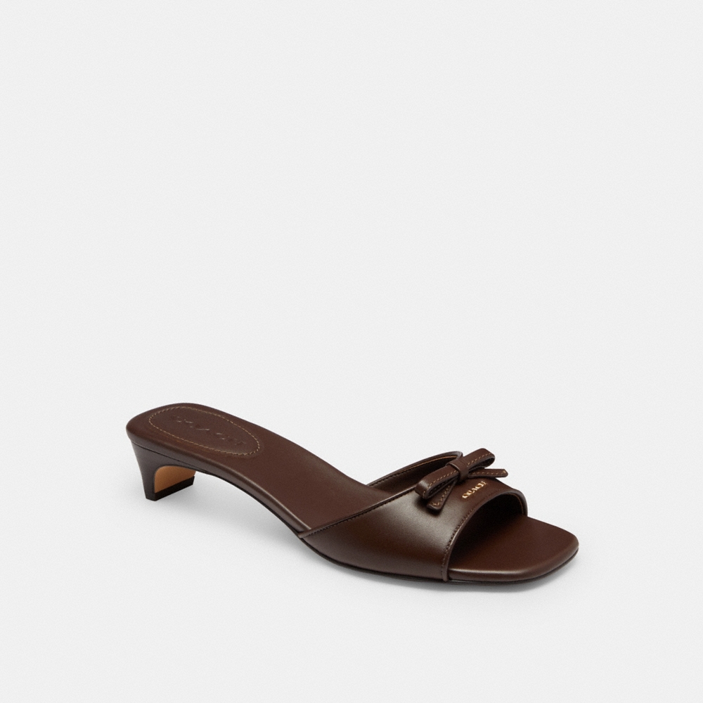 Coach Outlet Bow Kitten Heel Sandal - Preorder