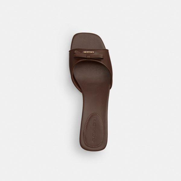 Coach Outlet Bow Kitten Heel Sandal - Preorder