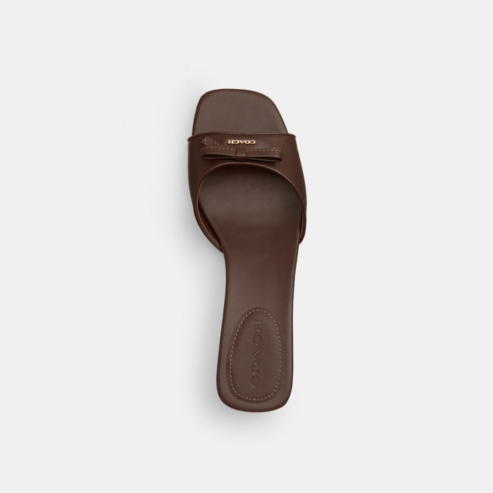 Coach Outlet Bow Kitten Heel Sandal - Preorder