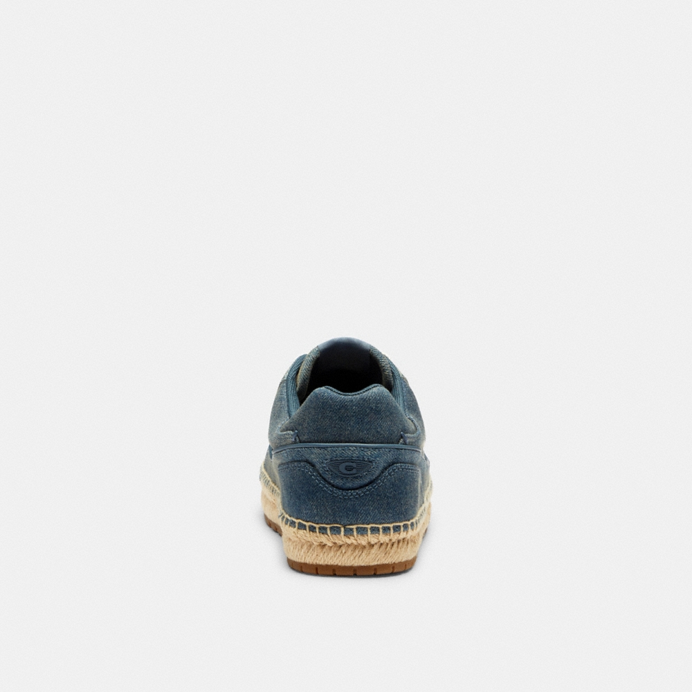 Coach Outlet Soho Espadrille Sneaker In Loved Denim - Preorder - Image 4