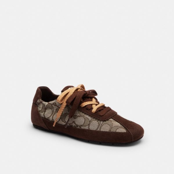 Coach Outlet Soft Sneaker In Signature Jacquard - Preorder