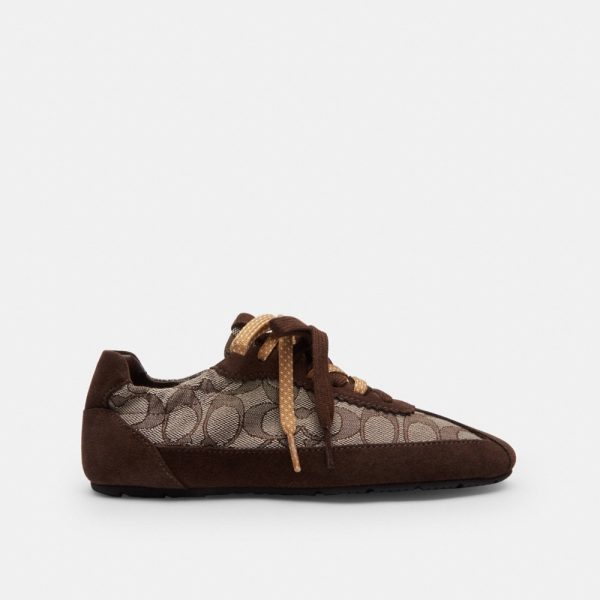 Coach Outlet Soft Sneaker In Signature Jacquard - Preorder