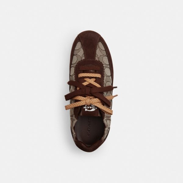 Coach Outlet Soft Sneaker In Signature Jacquard - Preorder