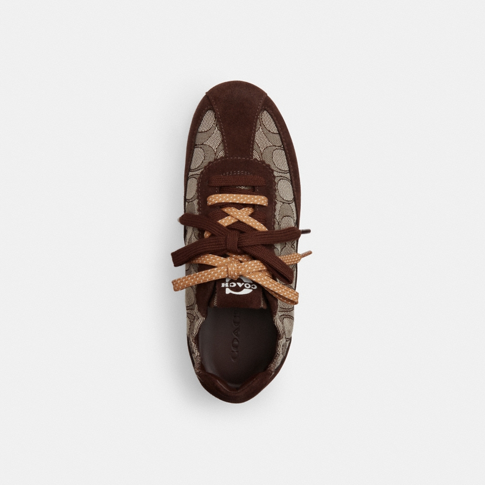 Coach Outlet Soft Sneaker In Signature Jacquard - Preorder