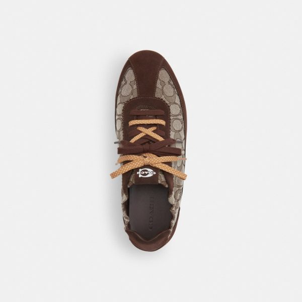 Coach Outlet Soft Sneaker In Signature Jacquard - Preorder