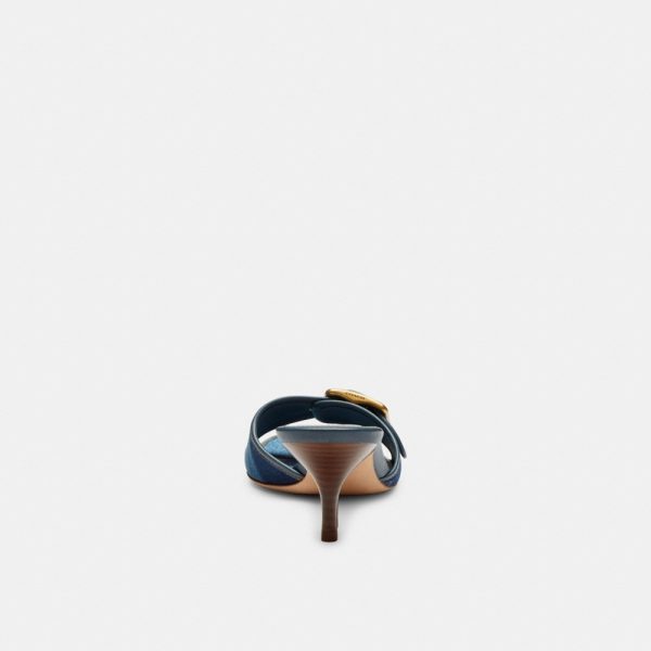 Coach Outlet Margot Sandal With Signature Denim Patchwork - Preorder