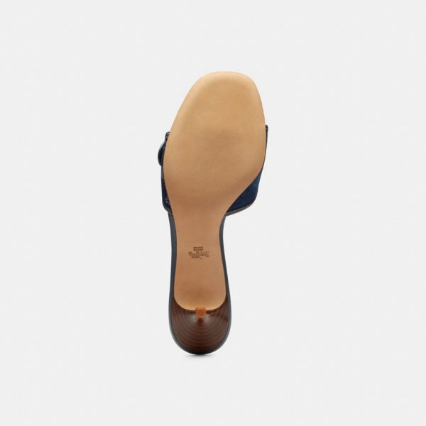 Coach Outlet Margot Sandal With Signature Denim Patchwork - Preorder