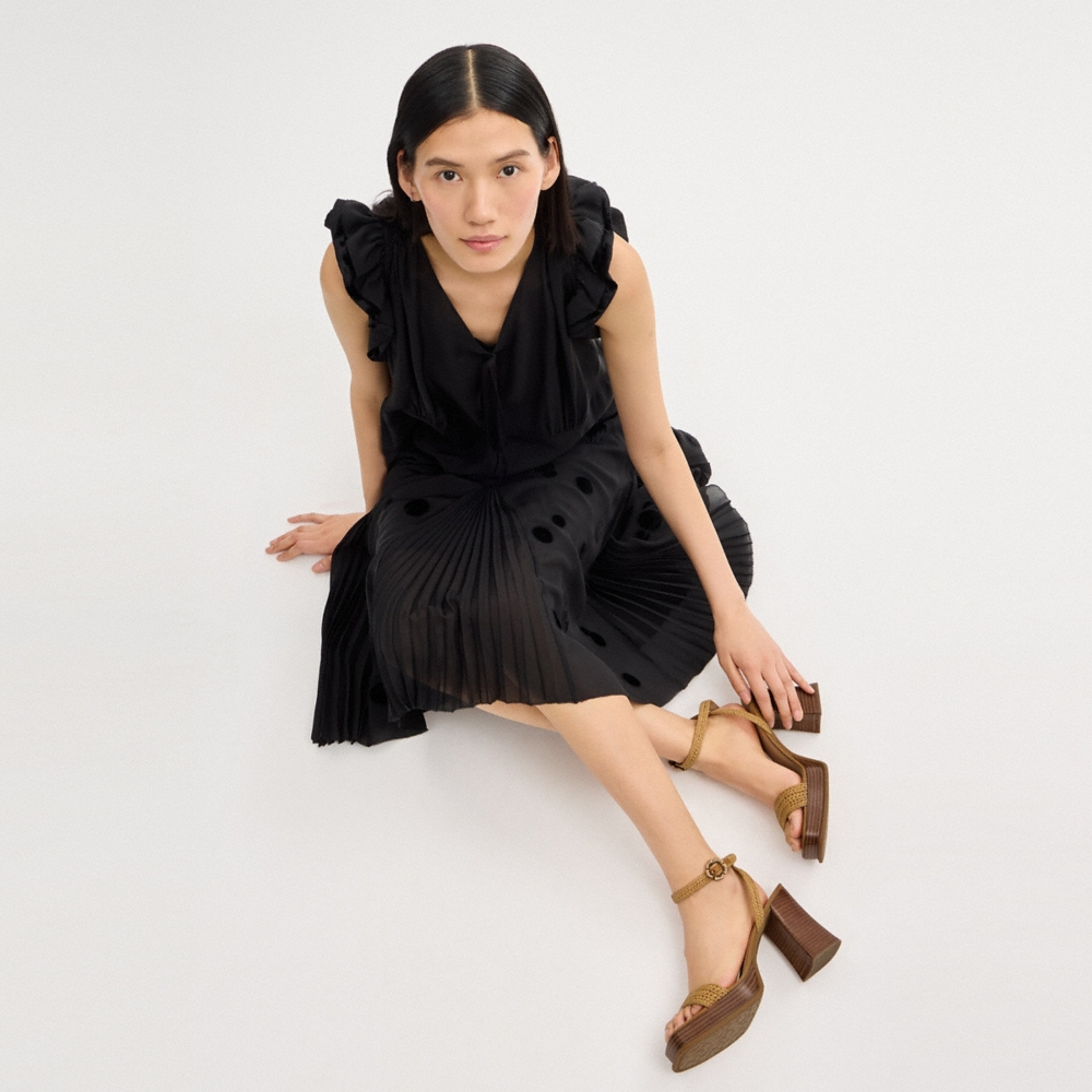 Coach Outlet Tea Rose Platform Sandal - Preorder