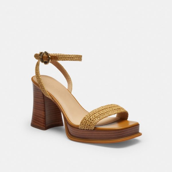 Coach Outlet Tea Rose Platform Sandal - Preorder