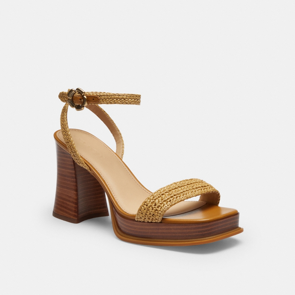 Coach Outlet Tea Rose Platform Sandal - Preorder