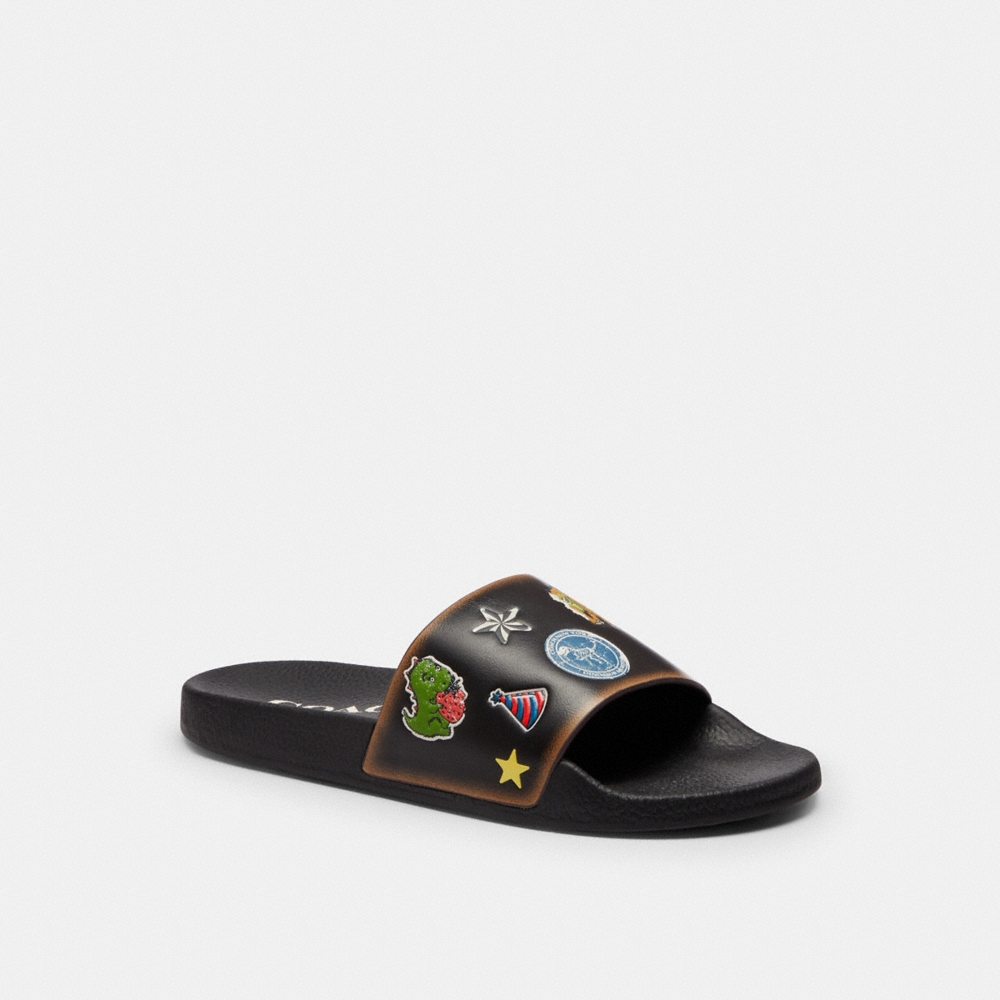 Coach Outlet Rexy 10th Birthday Udele Slide With Sticker Print - Preorder