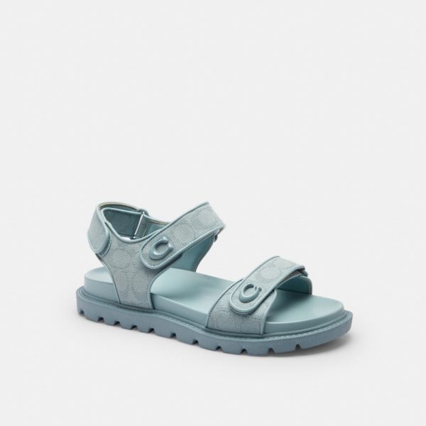 Coach Outlet Brynn Sandal In Signature Canvas - Preorder