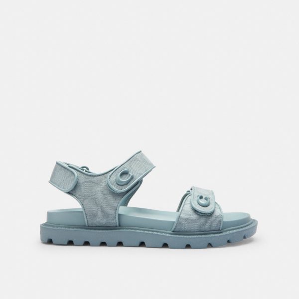 Coach Outlet Brynn Sandal In Signature Canvas - Preorder