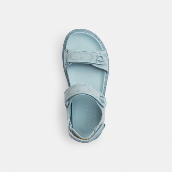 Coach Outlet Brynn Sandal In Signature Canvas - Preorder