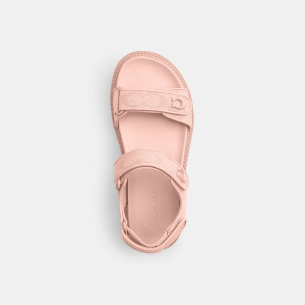 Coach Outlet Brynn Sandal In Signature Canvas - Preorder
