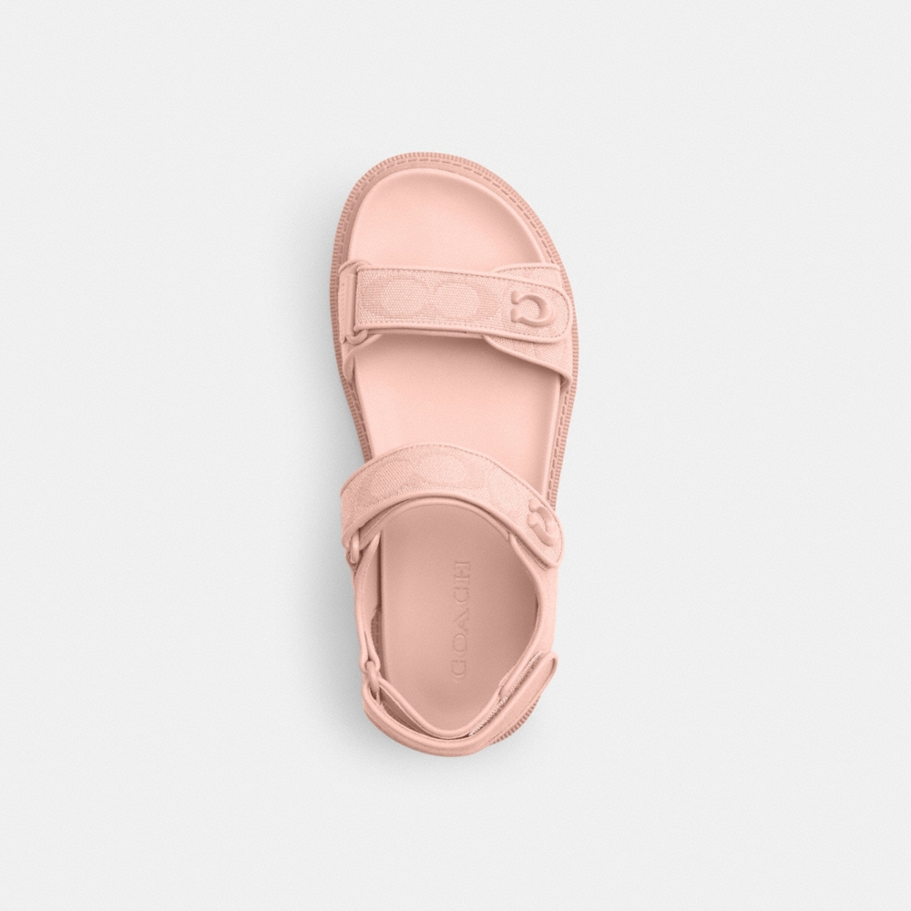 Coach Outlet Brynn Sandal In Signature Canvas - Preorder
