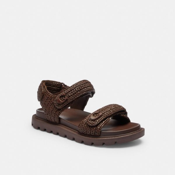 Coach Outlet Brynn Raffia Sandal - Preorder