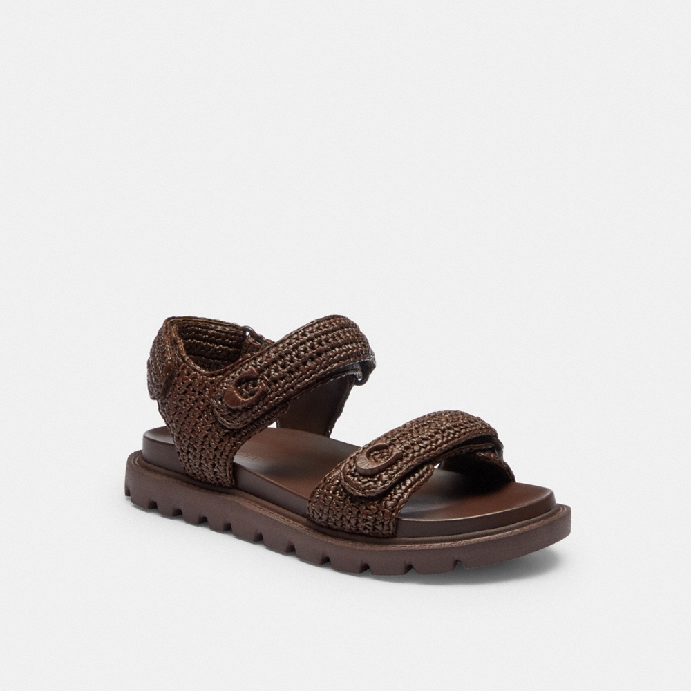 Coach Outlet Brynn Raffia Sandal - Preorder