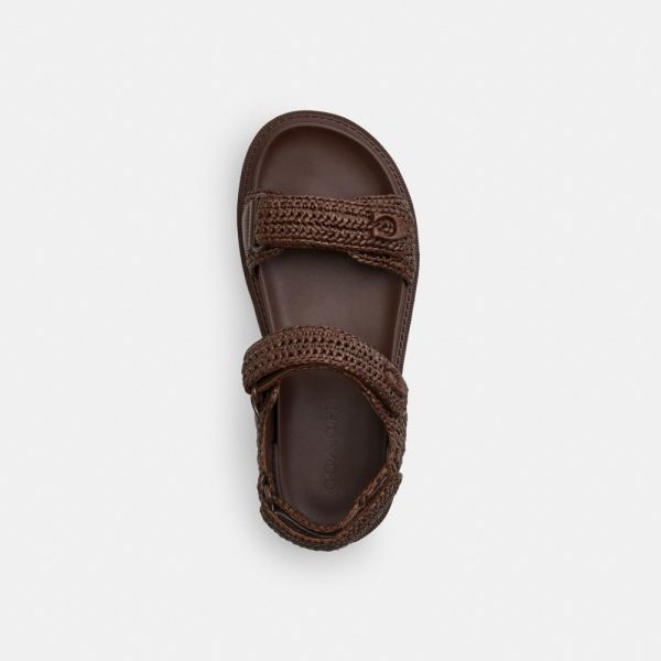 Coach Outlet Brynn Raffia Sandal - Preorder