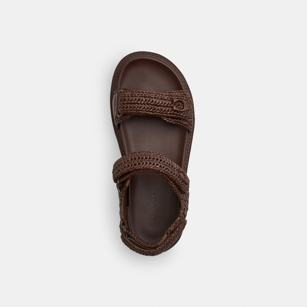 Coach Outlet Brynn Raffia Sandal - Preorder