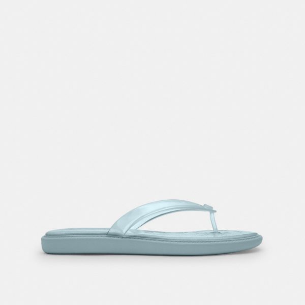 Coach Outlet Jelly Flip Flop In Signature - Preorder