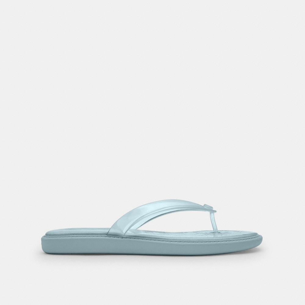 Coach Outlet Jelly Flip Flop In Signature - Preorder