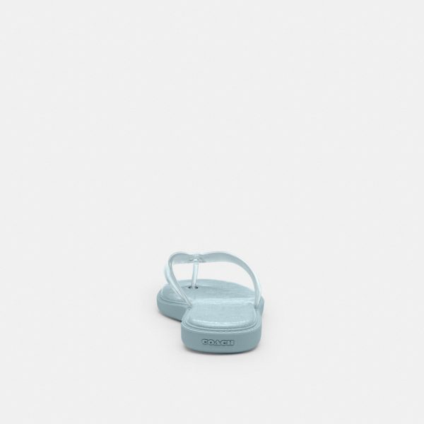 Coach Outlet Jelly Flip Flop In Signature - Preorder