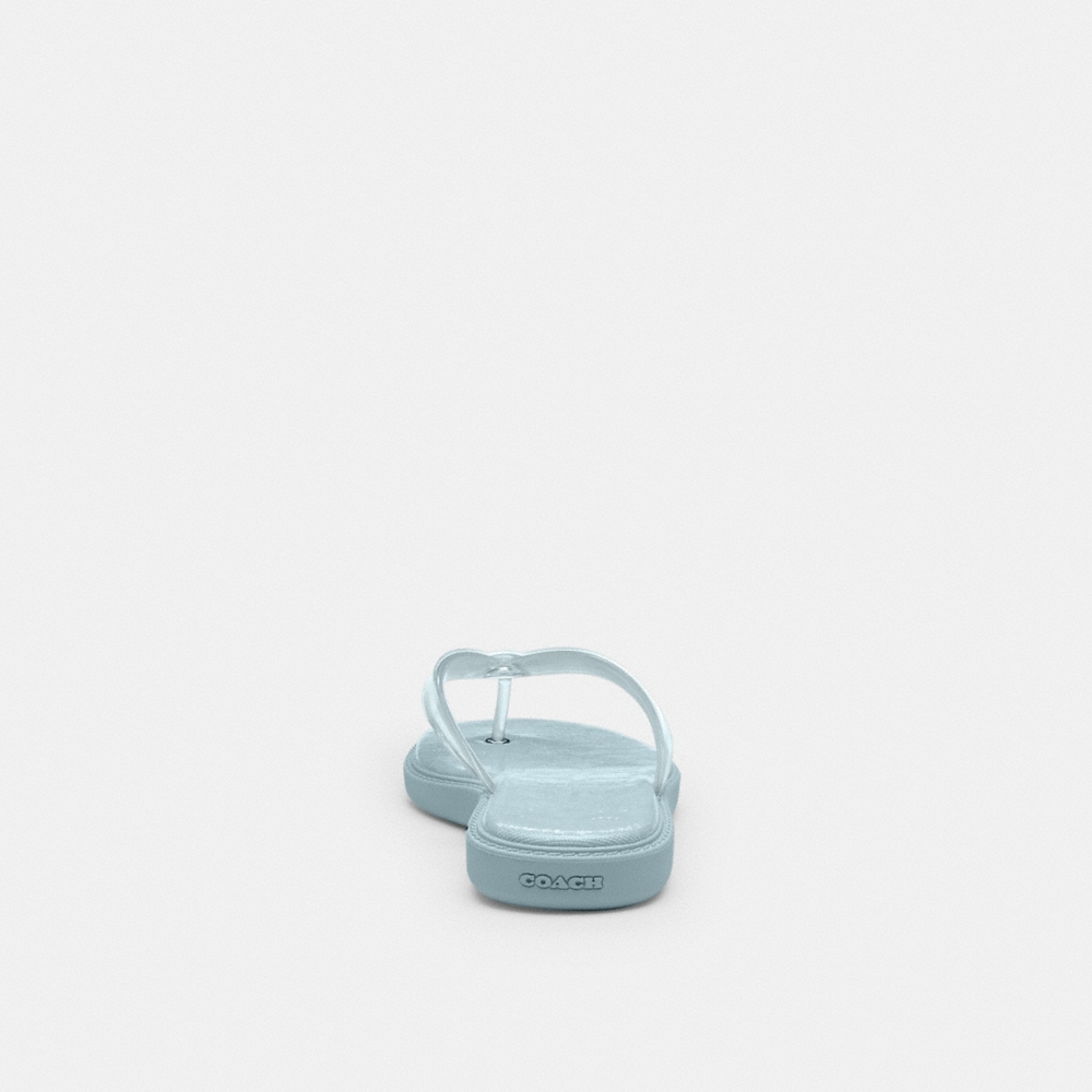 Coach Outlet Jelly Flip Flop In Signature - Preorder