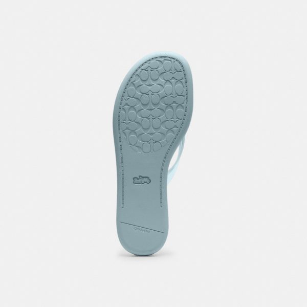 Coach Outlet Jelly Flip Flop In Signature - Preorder