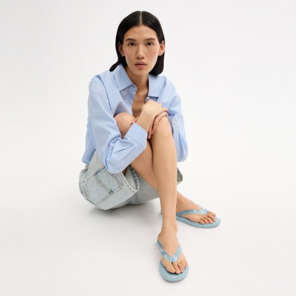 Coach Outlet Jelly Flip Flop In Signature - Preorder
