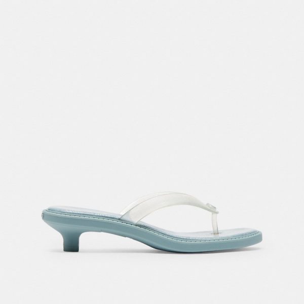 Coach Outlet Jelly Thong Sandal In Signature - Preorder