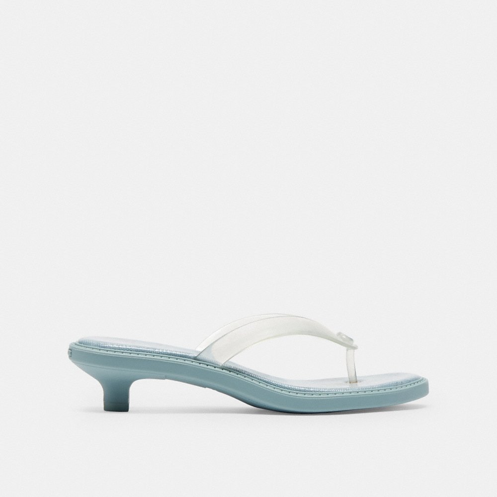 Coach Outlet Jelly Thong Sandal In Signature - Preorder