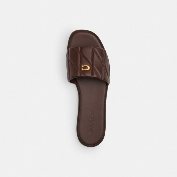 Coach Outlet Holly Sandal With Quilting - Preorder
