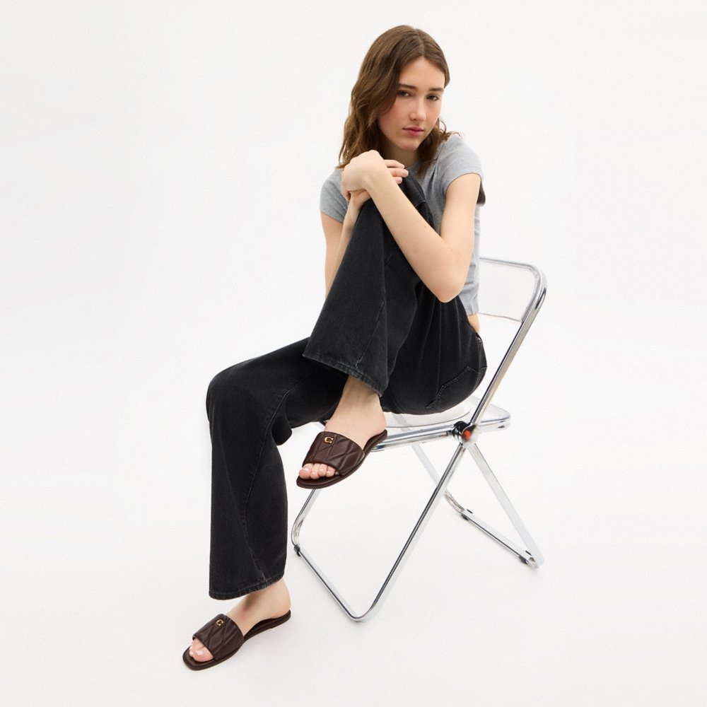 Coach Outlet Holly Sandal With Quilting - Preorder