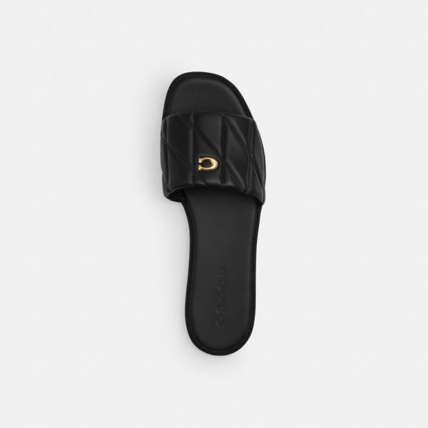 Coach Outlet Holly Sandal With Quilting - Preorder