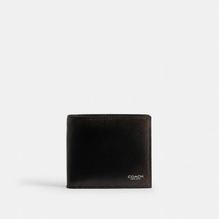 Coach 3-In-1 Wallet In Loved Leather - Preorder — Black/Light Tan