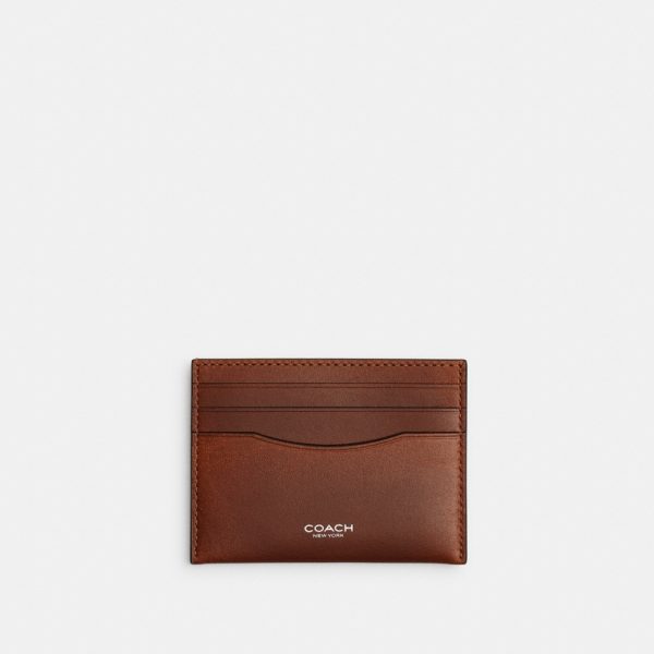 Coach Card Case In Loved Leather - Preorder