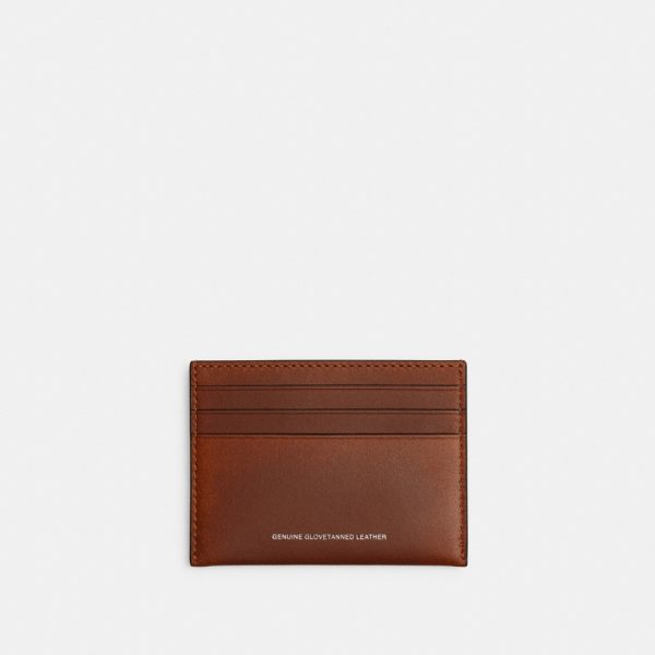 Coach Card Case In Loved Leather - Preorder