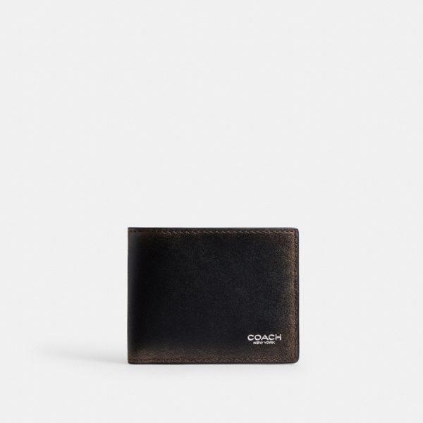 Coach Slim Billfold Wallet In Loved Leather - Preorder